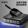 BNBNO all black stainless steel cat litter shovel cat poop shovel small hole thin strip hole poop shovel artifact tofu ore special screen shovel
