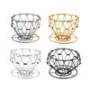 304 stainless steel coffee stand coffee filter hand brewed coffee drip stand Nordic outdoor folding portable filter cup silver