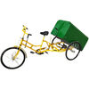 Sanitation tricycle manpower community pedal garbage truck street sanitation dump truck dump cleaning transfer truck Type 26 120*60*50 stainless steel