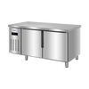Haier commercial freezer stainless steel operating table fresh-keeping work platform kitchen refrigerator hotel restaurant canteen milk tea shop refrigeration frozen copper tube quick-frozen beef and mutton vegetables 1.5 meters 323 liters | Refrigeration/freezing conversion | Stainless steel