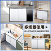 Royalstar horizontal refrigerator, first-class double frequency conversion, side-by-side air-cooled, frost-free, electronically controlled tempered glass, high-end kitchen cabinets for home living rooms, ultra-thin embedded in small households, pull-out delivery to the home, first-class dual frequency conversion, 229 liters, air-cooled, frost-free, ultraviolet antibacterial-white