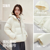 Semir down jacket women's winter 90 down short three-proof bud hood 25 high loft windproof hooded jacket 109725113028