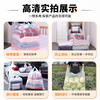Ubag thickened portable plastic bag white extra large quilt storage moving bag transparent fruit and vegetable packaging bag punched bag thickened width 40*height 64 10 pieces new customers try