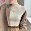 Langsha half turtleneck bottoming shirt for women 2025 winter new warm brushed long-sleeved T-shirt slim fit versatile top