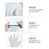 Gongpinxing Labor Protection Gloves Cotton Yarn Gloves Wear-Resistant, Non-Slip, Breathable Labor Site Work Auto Repair Encrypted Blue Edge 50 Pay