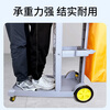 Baiyun Chaobao D-11-1 multifunctional cleaning trolley hotel guest room linen cart shopping mall high-speed rail airport property cleaning tool service cart can be moved special hotel special E package extra thick without cover please contact customer service for other colors