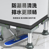 Shitingge German quality washing machine base flip-top refrigerator bracket drum heightened storage rack household adjustable waterproof (total height 12-15cm) elephant feet