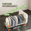 Shuaishi kitchen drawer built-in dish storage rack dish storage rack drain rack 304 stainless steel chopstick storage box combination SUS304 dish rack + dish rack - telescopic 33~50 long