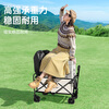 SERIES CLEAR Outdoor Camper Folding Camper Picnic Hand-Pull Large Cart 180L Off-Road Wheeler + Table