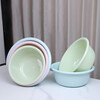 Thickened plastic wash basin, household laundry basin, vegetable basin, student dormitory bath basin, large, medium and small household foot basin, random color, 23cm face wash basin
