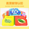 Sunshine Baby Baby Enlightenment Cognitive Book Picture Book Little Car Fan Early Education Flip Card Vegetables 0-3 Years Old Infant Cognitive Card Reading Picture Literacy Thickened Board Book Children's Tear-proof Flip Book
