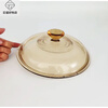 Corning original Corning pot lid brown amber glass pot lid transparent high temperature resistant household 1.5L2.5L3.5L5L Jingcai vs-2.25L pot lid