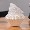 Puree cake-shaped coffee filter paper filter paper wave-shaped coffee filter hand-brewed coffee drip type cake-shaped filter paper small 25 sheets