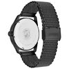 CITIZEN Men's Eco-Drive Watch Stainless Steel Mesh Strap Date Display 100 Meters Waterproof Modern Model Black//White