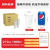 Sodolike Shangdao Disposable Paper Cups 210ml*1000 Thickened Cups Unprinted Water Cups Full Box Home Office