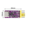 CH343P module USB to TTL/UART USB to high-speed asynchronous serial port MCU Burning downloader CH343P module_Purple board No specifications