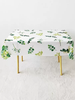 Fantasy forest series 10 price disposable tablecloths kindergarten party pastoral camping rectangular tablecloth household plastic tablecloth 1.4X2.4m letters 10 sheets/bag