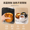 Crock pot soup stew pot household commercial water-proof stew steamed egg for one person stew pot with lid Shaxian snack ceramic soup pot cyan single pack 500ml