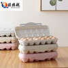 Junran German imported quality outdoor egg carton shockproof protection artifact storage boxed egg box anti-fall portable (12 grids) - Khaki
