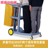 Cleaning cart, cleaning cart, multi-function trolley, garbage cart, hotel cleaning tool, linen cart, Chaobao brand-D-10A without cover, thickened version