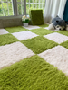 Cake Velvet Spliced Floor Mat Bedroom Full Floor Thick Puzzle Carpet Living Room Balcony Bay Window Mat Can Be Cut and Machine Washed White Environmentally Friendly Carpet 31cmx31cmx1.0cm (pack of 12 pieces) The store manager recommends thick and long pile