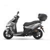 Qianjiang ACE150 fuel scooter commuter smart double disc brake ABS bumper + tail box matte silver gray 25 models