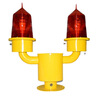 Double-head aviation obstruction light, high-rise building signal light, GPS strobe tower light, double-head warning light