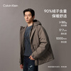 Calvin KleinJeans windproof and waterproof 25 autumn and winter new men's ck90 velvet outdoor hooded parka down jacket