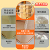 Meidi disposable packaging box food grade household square 500ml microwaveable kraft paper packaging box 20 sets with independent fork and spoon