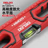Delixi electrical level high-precision ruler with strong magnetic tilt angle balance meter small tool aluminum alloy strong magnetic ruler professional grade with strong magnetic level 500mm
