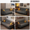 Muchi sofa living room 2025 new modern simple folding sofa bed all-in-one dual-purpose rental house sofa small apartment dark gray scratch-resistant and wear-resistant cat scratch leather three-seater 1.7m *0.95m +2 pillows