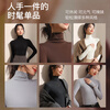 Catman DeRong Wool 2025 New Mid-High Collar Bottoming Shirt Women's Slim Fit Long Sleeve Warm Top