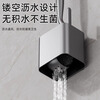 JCZS Toilet Brush Home No Dead Angle No Punching Toilet Brush Set Bathroom Washing Toilet Artifact Wall-mounted Gun Gray Standard 1 Pack