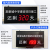 ZINUOKA automatic countdown sign LED counter indoor display project content can be modified electronic signage any size / style customization please consult