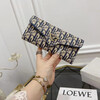 Kangaroo fashion letter print long women's folding wallet large capacity multi-card slot wallet women's folding wallet
