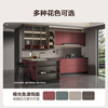 Quanyou (QUANU) Quanyou whole house customized cabinets, home integrated cabinets, integrated cabinets, kitchen cabinets, custom-made Nordic style stove cabinets, 7m cabinets (3m floor cabinets + 3m countertops + 1m wall cabinets)