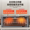 AUX 2025 New Electric Heating Table Heating Table Home Rectangular Fire Table Dining Table Integrated Lift Coffee Table Living Room Upper and Lower Heating Electric Heating Stove Coffee Table Indoor Removable Coffee Table Fashion/Titanium Gray 1.2 Meter No Cooking Voice Double Lift + Zipper Table Cover