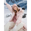 Sancai 2025 Winter New Stand Collar Down Jacket Fox Fur Collar Long White Goose Down Jacket Quilt Clothes Casual Women