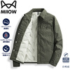Catman Down Jacket Autumn and Winter Jacket Men's Lapel Casual Versatile White Duck Down Windproof and Warm Black 3XL