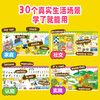 Click-to-read version Hat Hat Rabbit English Chat Big Book Hardcover Picture Book Mandarin English Cantonese Trilingual Point Reading 0 Basic English Enlightenment Situational Dialogue Game Interactive Picture Book (Supports the original Little Monkey Pipi Chicken Ball Dolphin Xiaomeng Point reading pen needs to be purchased separately) Birthday gift Xinxiyue children's book New Year's gift Hat Hat Rabbit English Chat