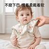 OUYUN baby saliva towel baby bib type A quick-drying waterproof anti-vomiting newborn bib scarf neck scarf pink 25