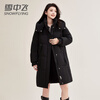 SNOWFLYING temperament mid-length down jacket for women 2025 winter new thickened sweet fashionable style warm loose jacket