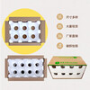 Fruit apple pomegranate pear kiwi orange peach foam box tray special postal express foam box foam tray set of foam boxes small 8 pieces double layer hole 8cm 8 + carton