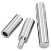 Tianzhuo Hardware 304 stainless steel door shaft cylindrical shaft 201 rotation welding heavy duty rotating hinge iron door hinge heaven and earth shaft 42*120 1 set 304 material