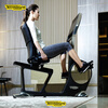Technogym home exercise bike RECLINE PERSONAL luxury smart horizontal backrest spinning exercise bike imported black - scheduled to be shipped in about 30 days