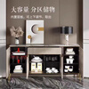 Memory Travel Light luxury slate countertop sideboard wine cabinet multi-functional living room storage tea home kitchen wall cupboard