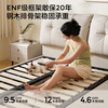 Lin's Home Furnishing Fabric Bed Cream Puff Bed High Box Bed Floor Master Bedroom Queen Bed Double Bed 1.8m x 2m BC512