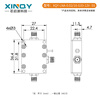 XINQY Xinqiyuan SMA low noise amplifier LNA high linearity 40dB gain 0.02-6G/10G pre-RF signal compensation 0.02/10-G33-12V-SS (gain 33dB