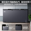 Midea (Midea) 500 liters and above freezer commercial large-capacity double-door horizontal freezer deep-freezing quick-freezer large seafood special cabinet frozen meat quick-freezing cabinet tea cabinet fruit refrigerator 419 liters newly upgraded frost reduction and odor-free -40 quick freezing
