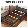 Jingdong Logistics Folding Sheet Single Bed Office Lunch Break Bed Camp Bed Hospital Home Accompanying Hard Board Bed Iron Bed Upgraded Thickened Solid Wood Reinforced 120cm